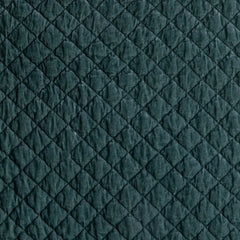 Silk Velvet Quilted Body Pillow from Bella Notte Linens in Eucalyptus.