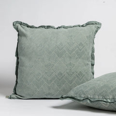 Trettino Shams from Bella Notte Linens in the color Eucalyptus.