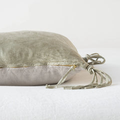 Taline Body Pillow from Bella Notte Linens in Fog