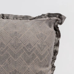 Trettino Sham from Bella Notte Linens in the color Fog.