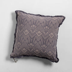 Trettino 18x18 Throw Pillow from Bella Notte Linens in the color French Lavender.