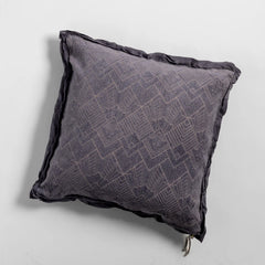 Trettino 24x24 Throw Pillow from Bella Notte Linens in the color French Lavender.