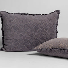 Trettino Shams from Bella Notte Linens in the color French Lavender.