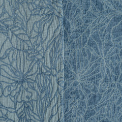 Georgia Lumbar Pillow from Bella Notte Linens in the color Tahoe Blue.