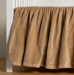 Harlow Crib Skirt in Honeycomb from Bella Notte Linens