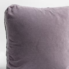 Harlow Square Throw Pillow in French Lavender from Bella Notte Linens