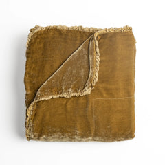 Carmen Throw Blanket from Bella Notte Linens in the color Honeycomb.