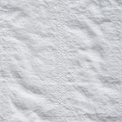 White Baby Blanket in Ines from Bella Notte Linens
