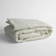 Winter White Baby Blanket in Ines from Bella Notte Linens