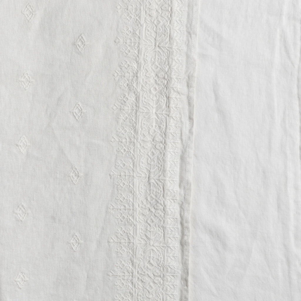 Ines Duvet Cover from Bella Notte Linens in their new color, Natural.