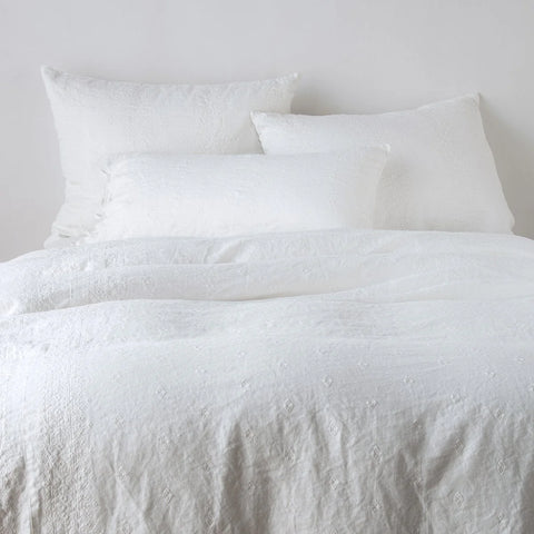 Ines Duvet Cover - Winter White - King - ARRIVING SOON!