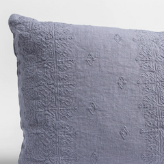 Ines Square Throw in French Lavender from Bella Notte Linens