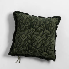 Trettino 24x24 Throw Pillow from Bella Notte Linens in the color Juniper.