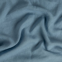 Linen Whisper Baby Blanket from Bella Notte Linens in the color Tahoe Blue.