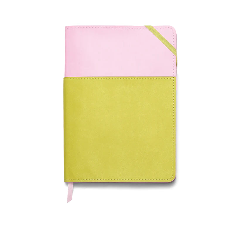 Vegan Leather Pocket Journal in Lilac and Matcha from Designworks Ink