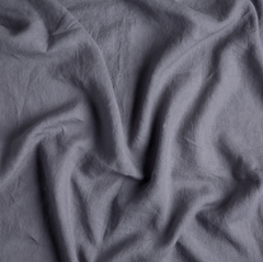 Linen Fitted Sheet in French Lavender from Bella Notte Linen