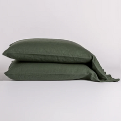 Linen Pillowcase in Juniper  from Bella Notte Linens