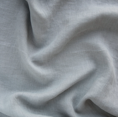 Linen Whisper Baby Blanket in Mineral from Bella Notte Linens