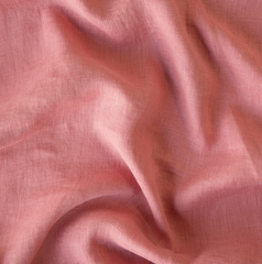Linen Whisper Crib Sheet in Poppy from Bella Notte Linens