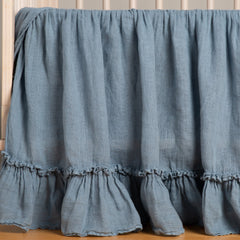 Linen Whisper Crib Skirt