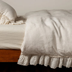 Linen Whisper Duvet Cover from Bella Notte Linens in their new color, Natural.
