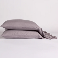 Linen Whisper Pillowcase in French Lavender from Bella Notte Linens