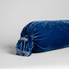 Loulah Bolster from Bella Notte Linens in the color Tahoe Blue.