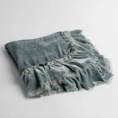 Loulah Baby Blanket in Cloud from Bella Notte Linens