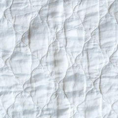 White Baby Blanket in Luna from Bella Notte Linens