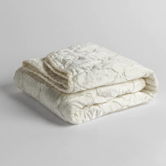 Winter White Baby Blanket in Luna from Bella Notte Linens