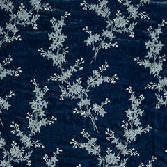 Lynette Duvet from Bella Notte Linens in the color Tahoe Blue.