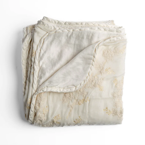 Lynette Throw Blanket - Winter White