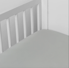 Madera Luxe Crib Sheet in Mineral by Bella Notte