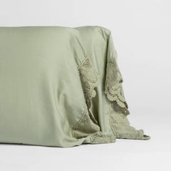 Madera Luxe Pillowcase with Donella Lace (Single)