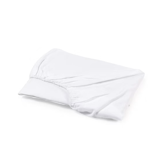 King Madison Fitted Sheet in White from Libeco