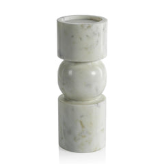 Marmar Marble Pillar Holder in Tall from Zodax