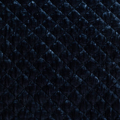 Silk Velvet Quilted Body Pillow from Bella Notte Linens in Midnight.