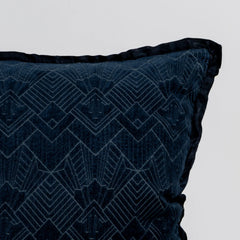 Trettino Sham from Bella Notte Linens in the color Midnight.