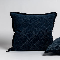 Trettino Shams from Bella Notte Linens in the color Midnight.