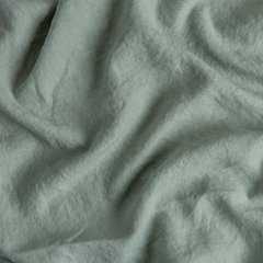 Austin 18x18 throw pillow by Bella Notte Linens in the color Eucalyptus.