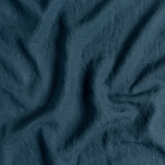 Austin 18x18 throw pillow by Bella Notte Linens in the color Midnight.