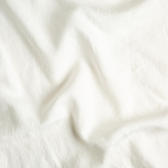 Austin 18x18 throw pillow by Bella Notte Linens in the color Winter White.