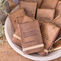 Mini Leather Journals from Sugarboo and Company