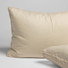 Austin Sham from Bella Notte Linens in the color Natural.