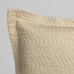 Cirillo Sham in Natural from Bella Notte Linens.