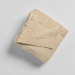 Cirillo Throw Blanket in Natural from Bella Notte Linens.