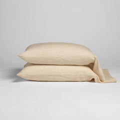 Linen pillowcases from Bella Notte Linens in the color Natural.