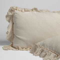 Linen Whisper Shams from Bella Notte Linens in the color Natural.