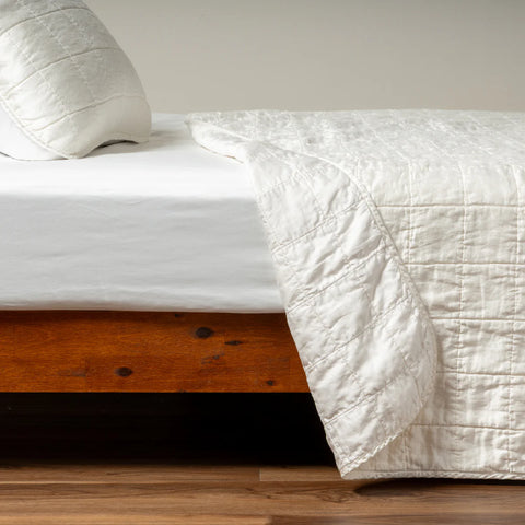 Sel Coverlet - Winter White - King