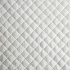 Silk Velvet Quilted Baby Blanket in Winter White from Bella Notte Linens